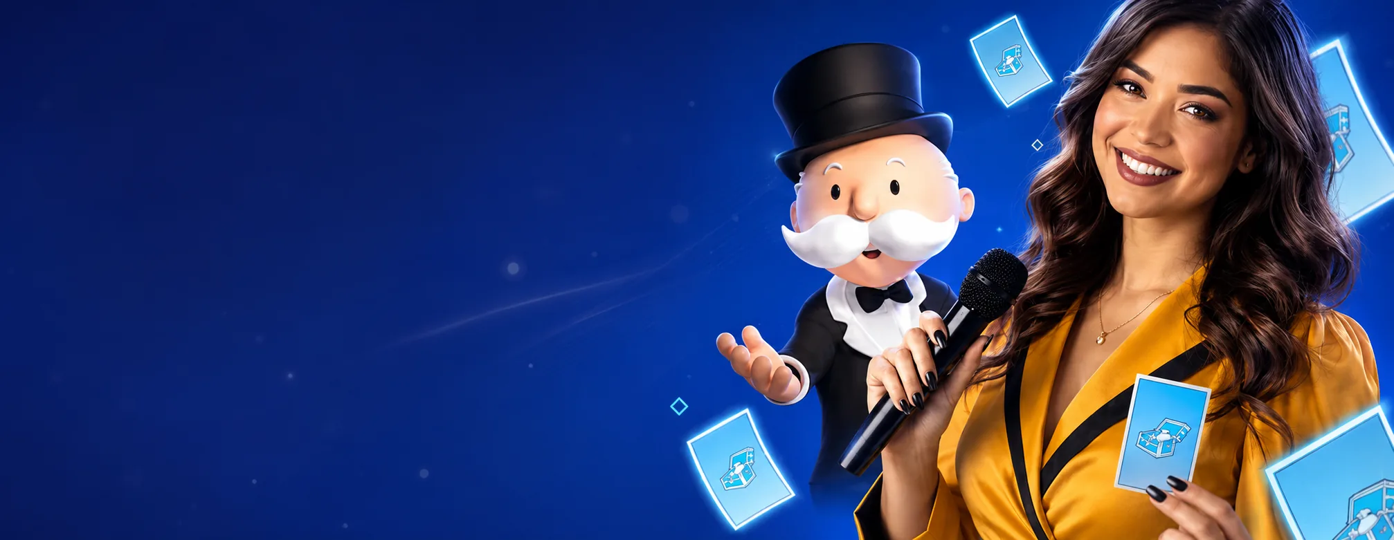 Rainbet Monopoly casino hero banner